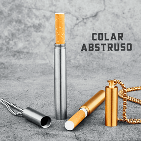 Colar Abstruso Aço Inox - Rocktude