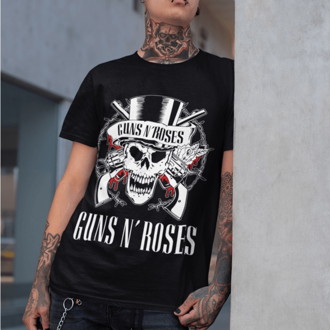 Camiseta Rocker Guns N Roses - Rocktude