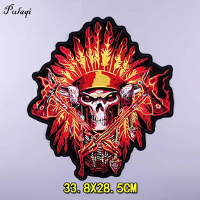 Patch 3D Bordados para Jaquetas Biker - Rocktude