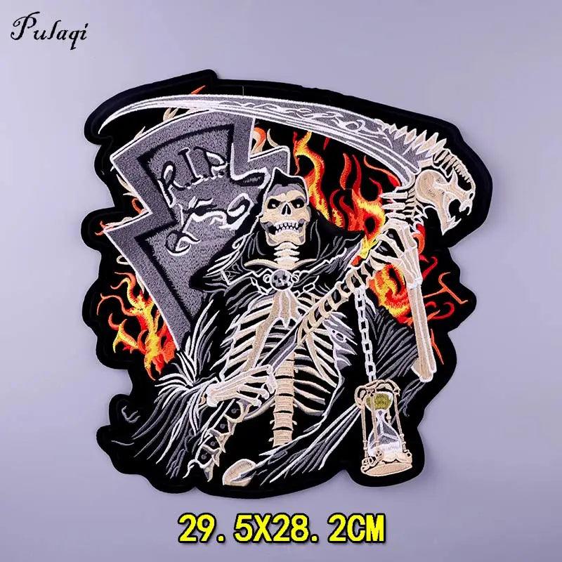 Patch 3D Bordados para Jaquetas Biker - Rocktude