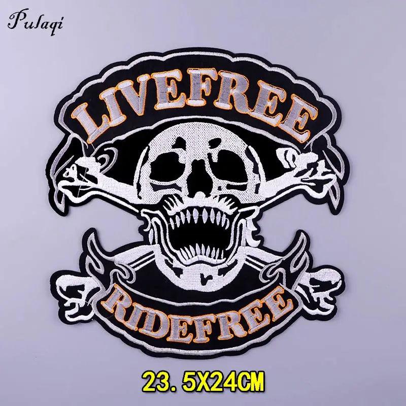 Patch 3D Bordados para Jaquetas Biker - Rocktude