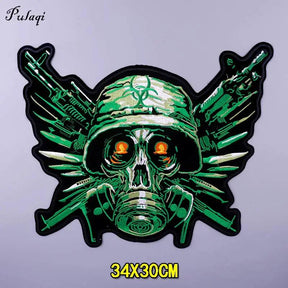 Patch 3D Bordados para Jaquetas Biker - Rocktude