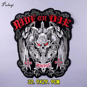 Patch 3D Bordados para Jaquetas Biker - Rocktude