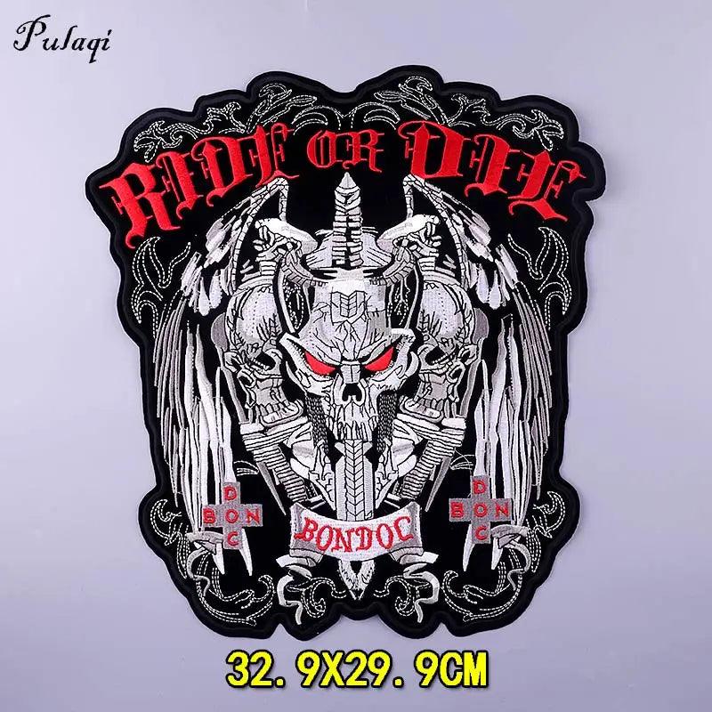 Patch 3D Bordados para Jaquetas Biker - Rocktude