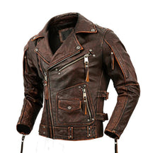 Jaqueta Couro Masculina Biker - Rocktude