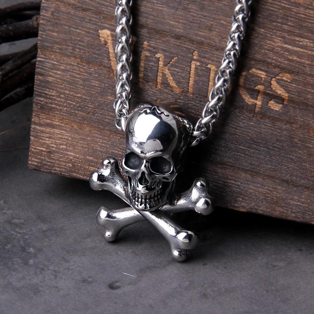 Colar de Caveira Boho Skull - Rocktude