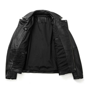 Jaqueta Couro Masculina Biker - Rocktude