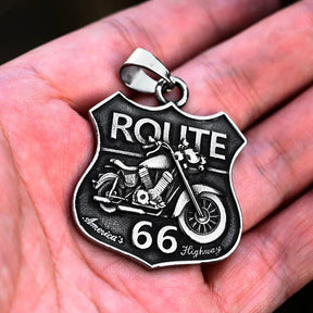 Pingente Motorcycle Route 66 - Rocktude