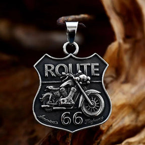 Pingente Motorcycle Route 66 - Rocktude