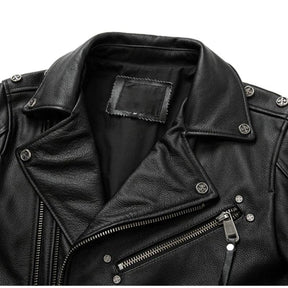 Jaqueta Couro Masculina Biker - Rocktude