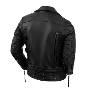 Jaqueta Couro Masculina Biker - Rocktude