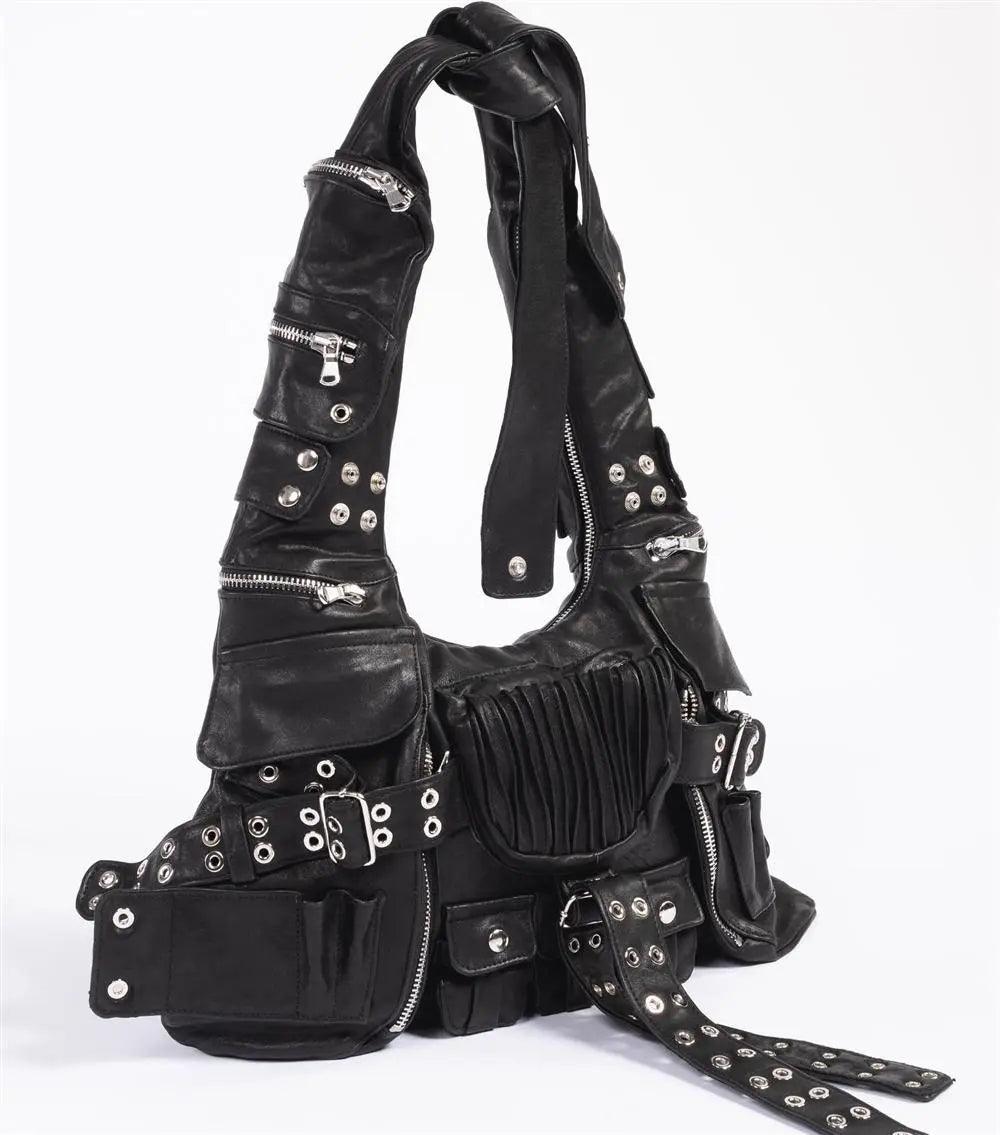 Bolsa De Ombro Feminina Punk Rock - Rocktude