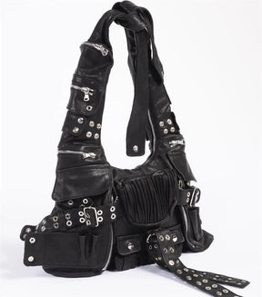 Bolsa De Ombro Feminina Punk Rock - Rocktude